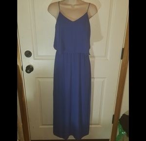 Blue maxi dress